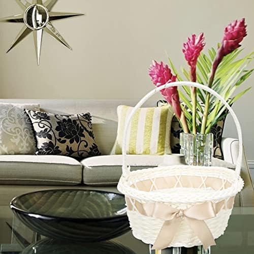 STOBOK Wedding Girl Basket with Handle