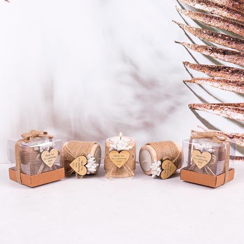 HTF Pack of 10 Wooden Tealight Candle Holders