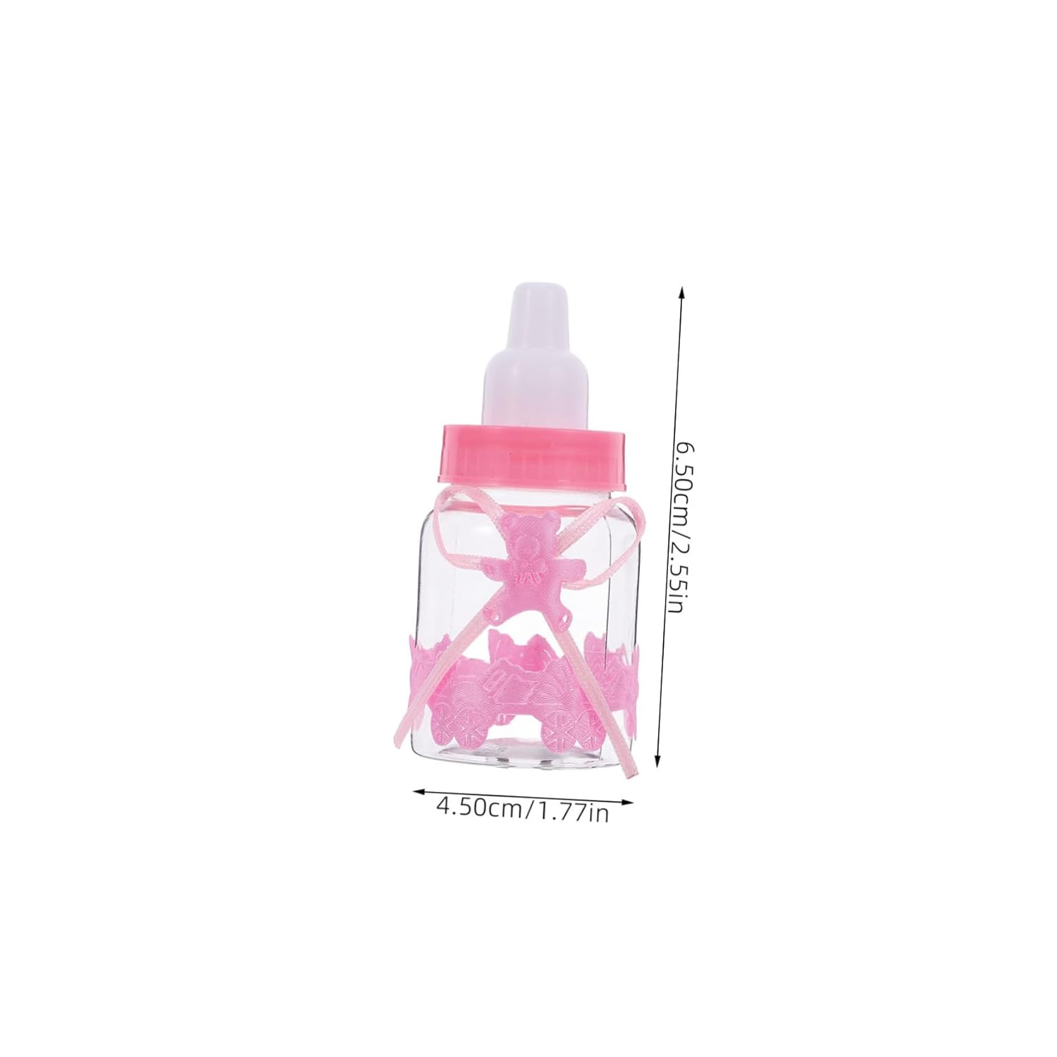 PRETYZOOM 12pcs Shower Candy Boxes Fillable Mini Bottles Party Favors