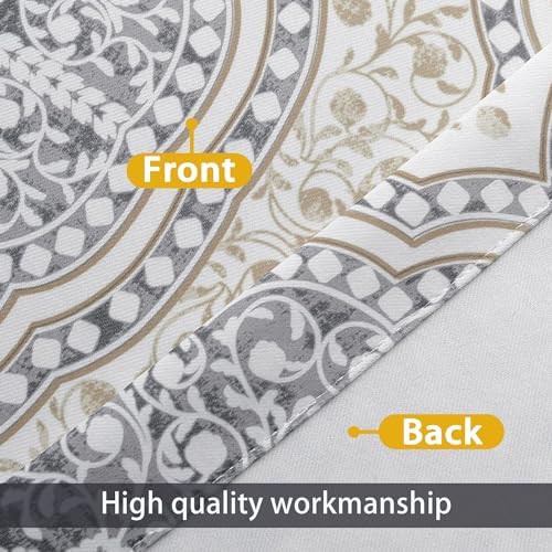 DriftAway Adrianne Damask Floral Valance 52x20 Inch