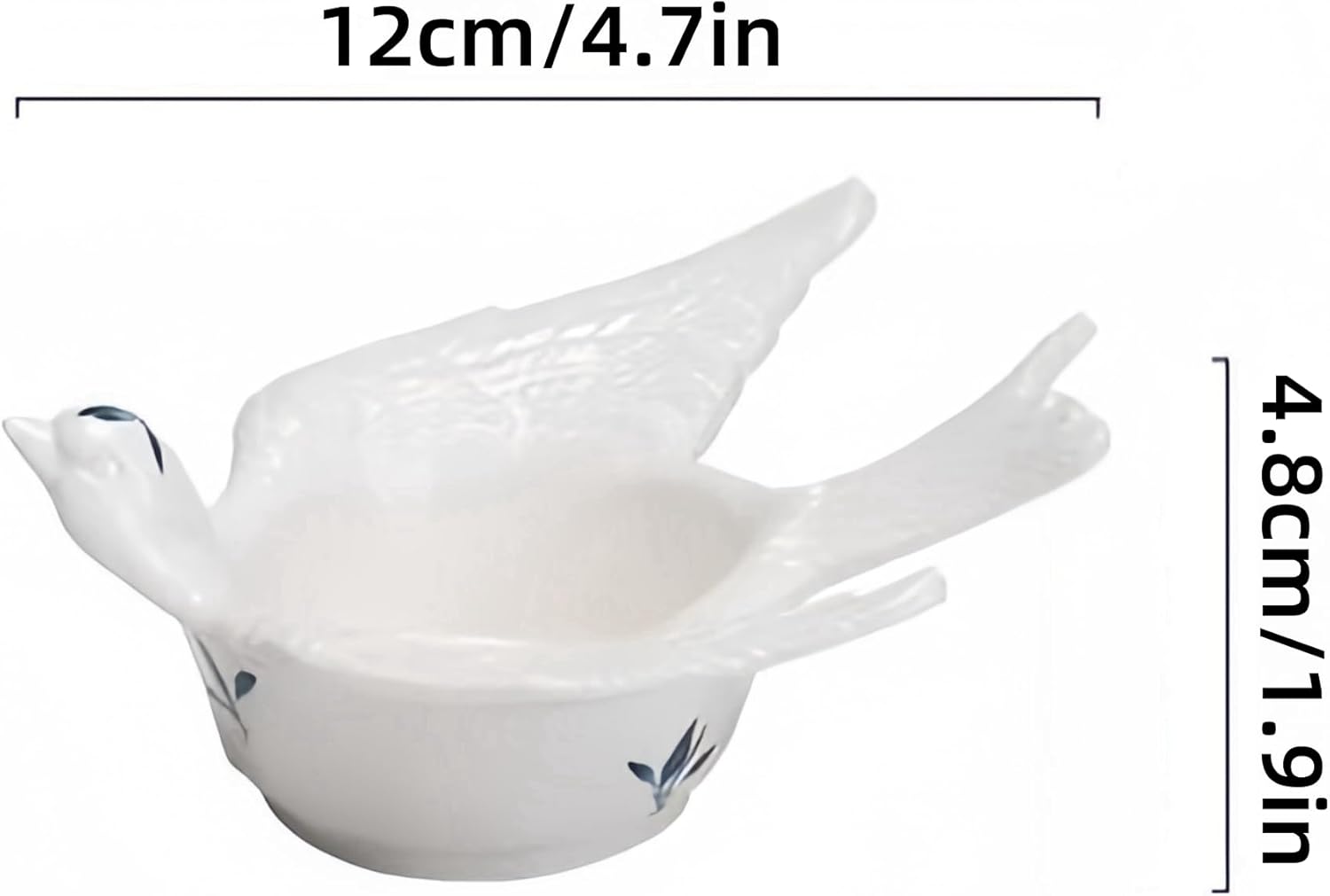 Retro Swallow Design Ceramic Candle Holder