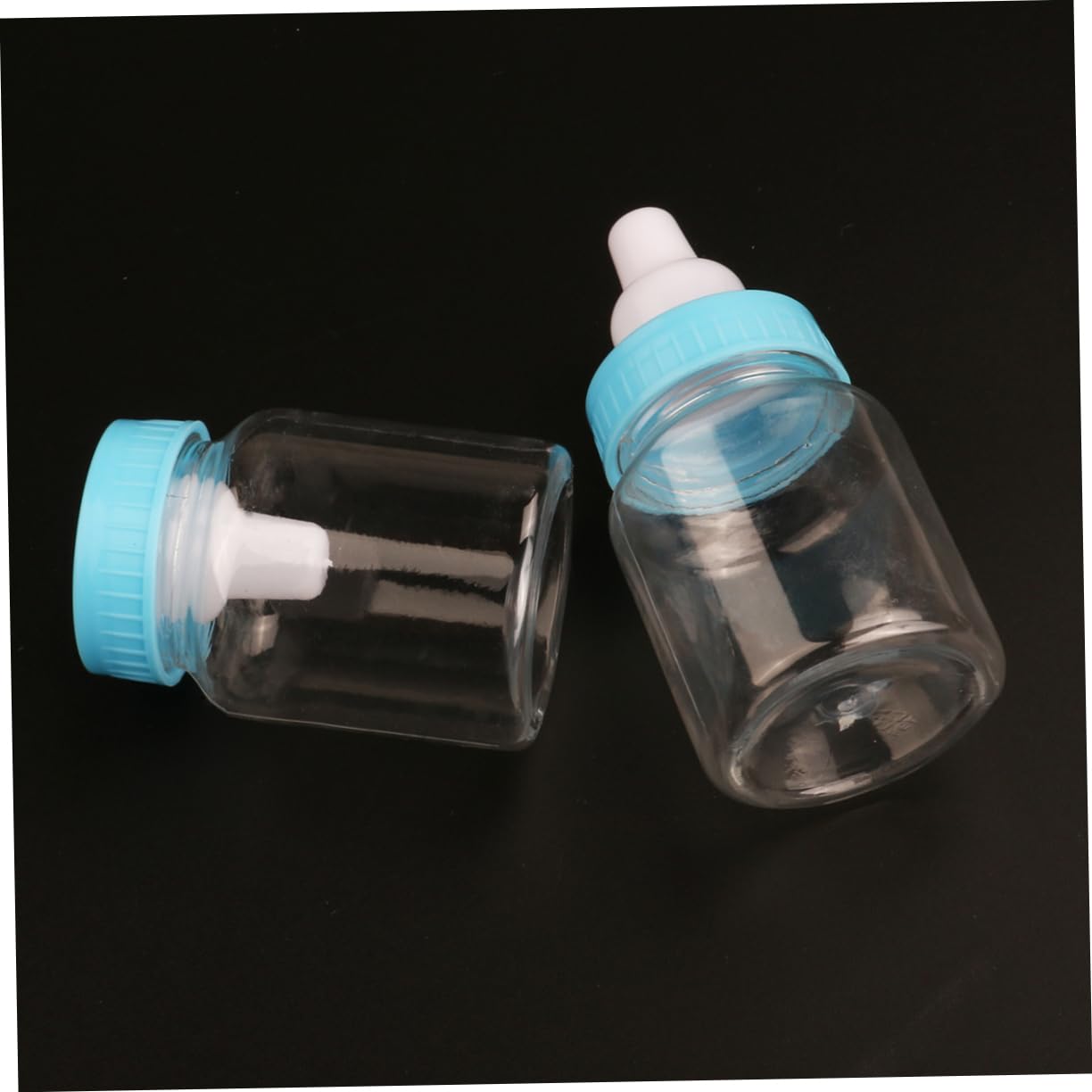 12pcs Blue Mini Candy Bottle Shower Favors