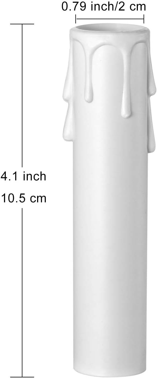 Drip Candle Socket Covers Set of 6 for Chandeliers