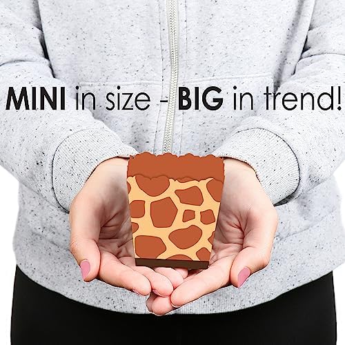 Big Dot of Happiness Giraffe Print Party Favor Boxes Set of 12