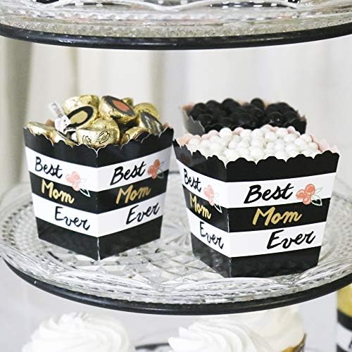 Big Dot of Happiness Best Mom Ever Party Favor Boxes 12 Pack