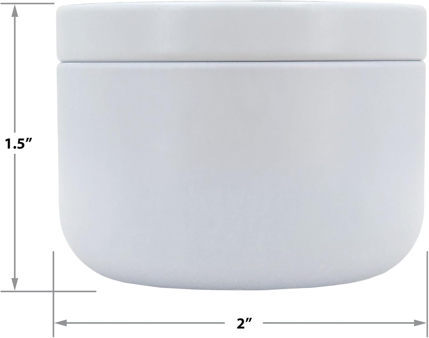 Personalized Soy Candle with Lavender Scent in White Tin Set of 10