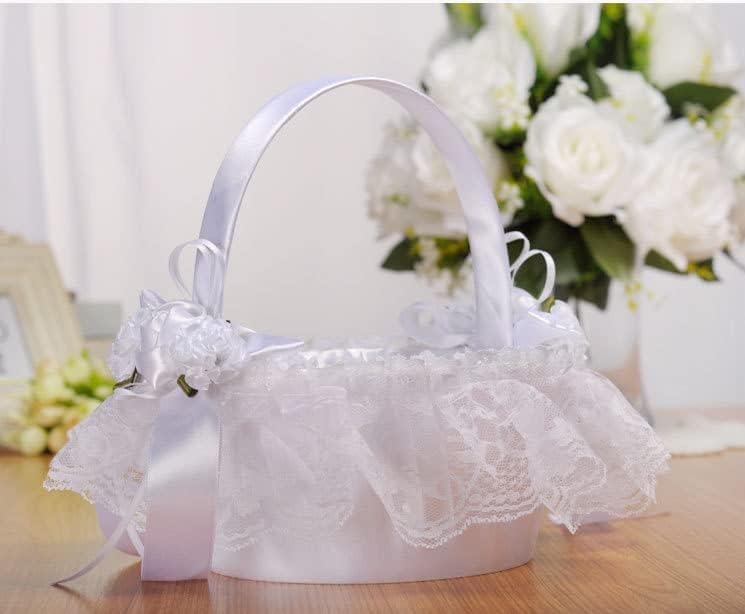 2 PCS Creative Handheld Wedding Flower Baskets for Girls and Kids