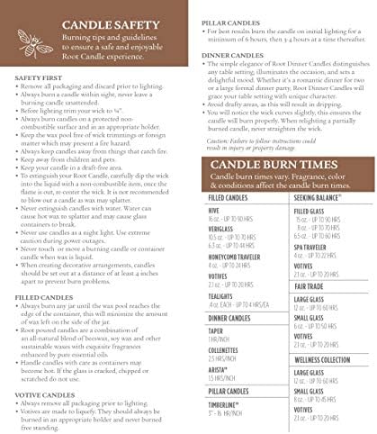 Root Candles Unscented Premium Beeswax Pillar Candles 3x9-Inch Butterscotch