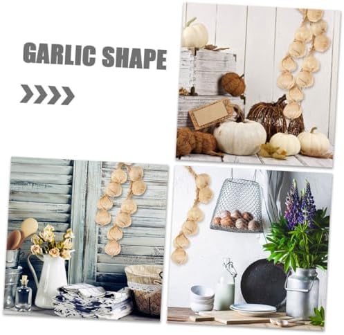 Artificial Garlic String Decor for Home and Event Setup