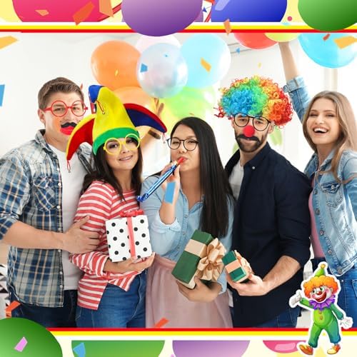 26 Piece Circus Photo Booth Props Costume Set
