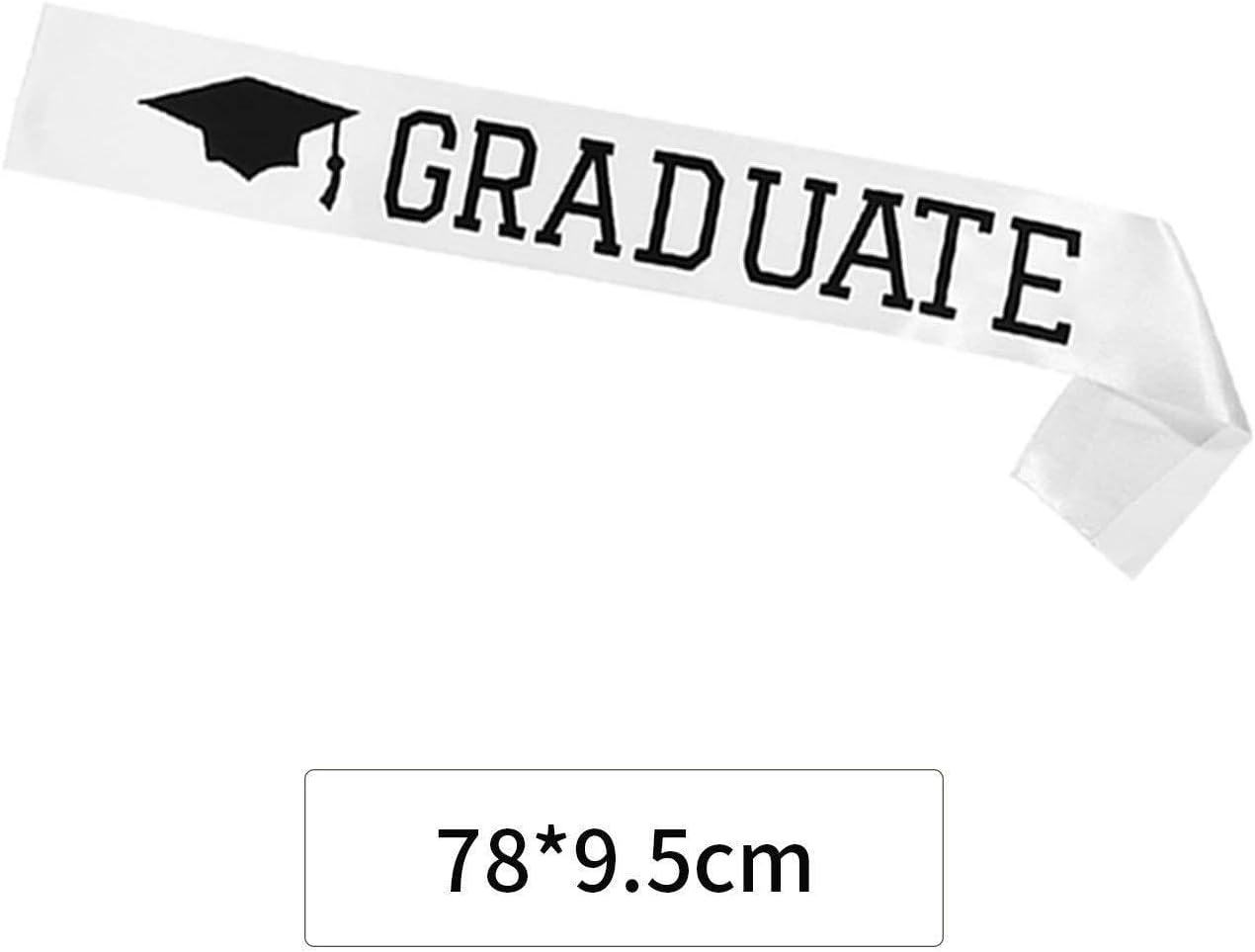 Dzrige 2 Pack Graduate Sash for Graduation Party Supplies