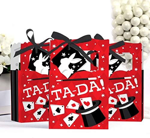 Big Dot of Happiness Magic Show Party Favor Boxes Set of 12