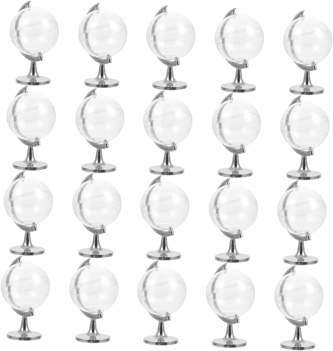 Cabilock 20pcs Earth Shaped Candy Boxes Mini Luggage Party Favor Elegant Packaging