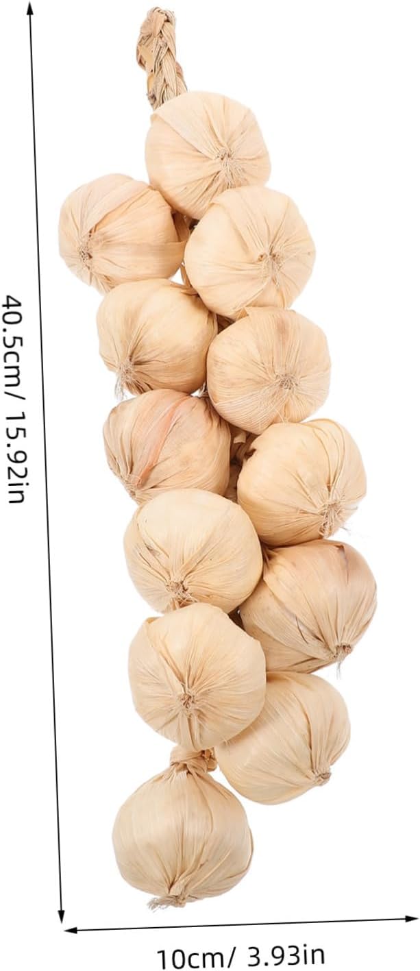 Cabilock Artificial Garlic Garland Wall Hanging Decor