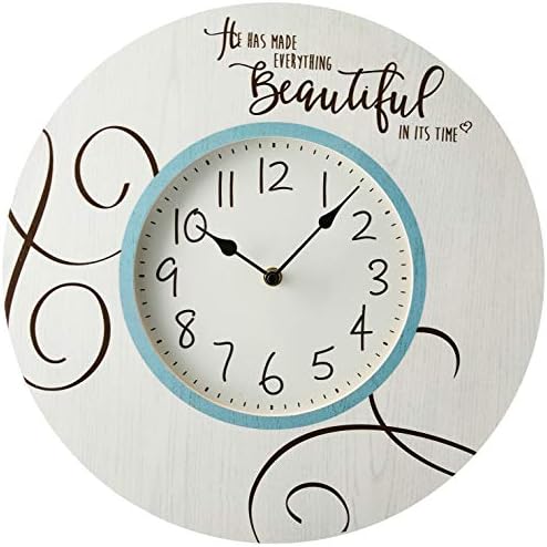 Precious Moments Wall Clock with Inspirational Message