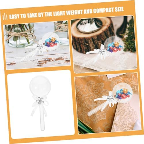 PRETYZOOM 24pcs Transparent Fairy Candy Boxes for Party Favors and Snacks