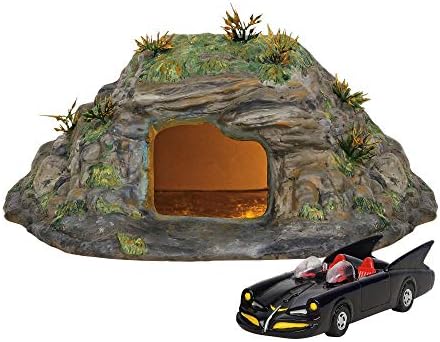 Department 56 DC Comics Batman Batcave and Batmobile Collectible Set