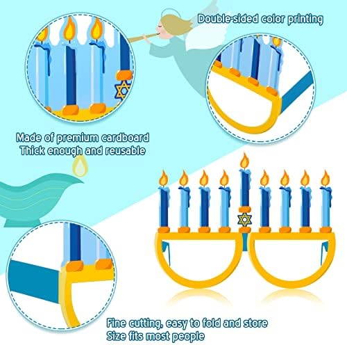 36 Pack Happy Hanukkah Party Eye Glasses Frame