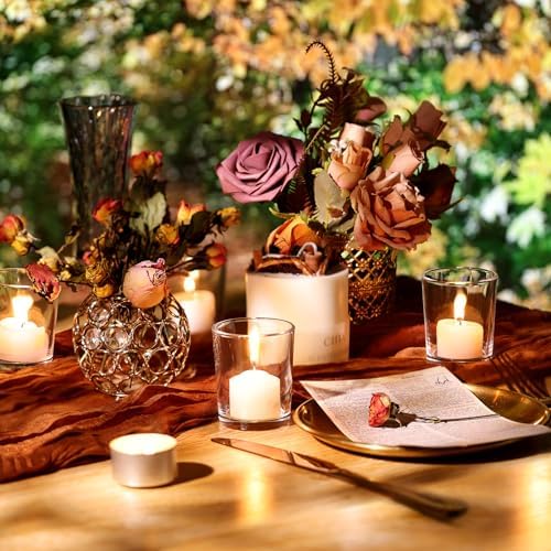 Letine 36-Pack Clear Votive Candle Holders