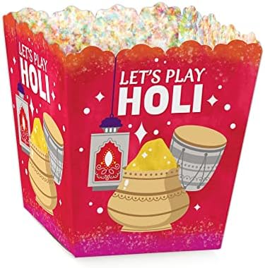 Big Dot of Happiness Holi Hai Party Candy Boxes Set of 12