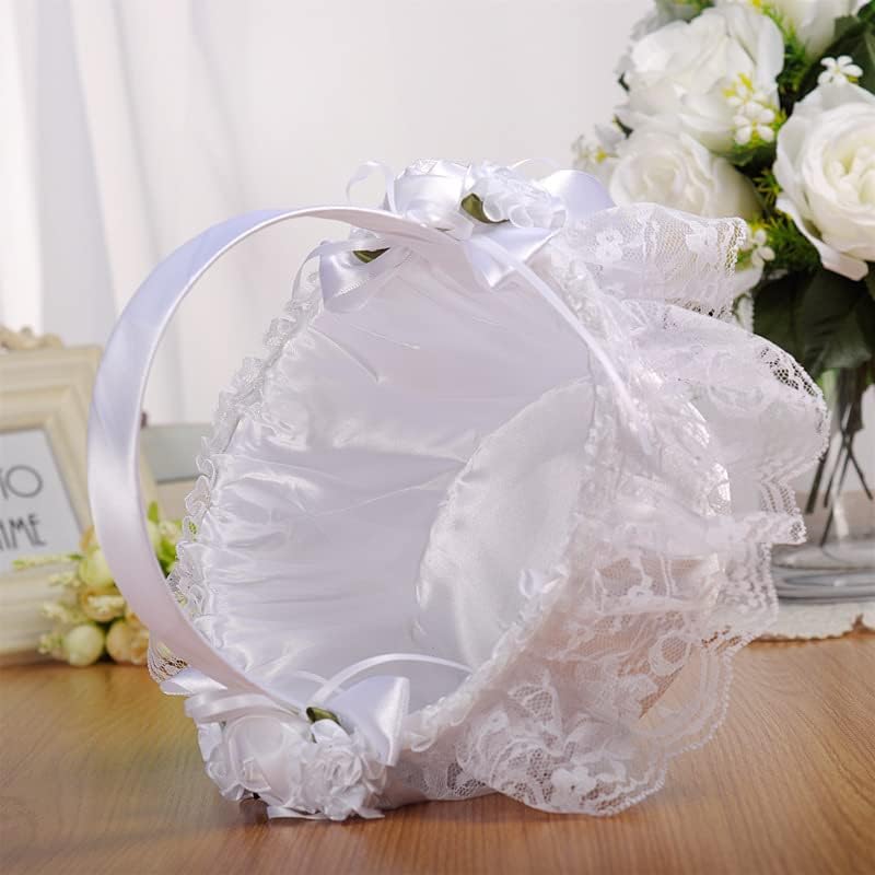 2 PCS Creative Handheld Wedding Flower Baskets for Girls and Kids