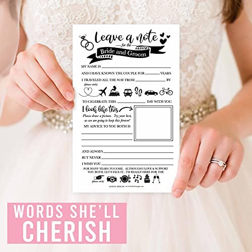 Hadley Designs 25 Wedding Advice Cards For Bride And Groom