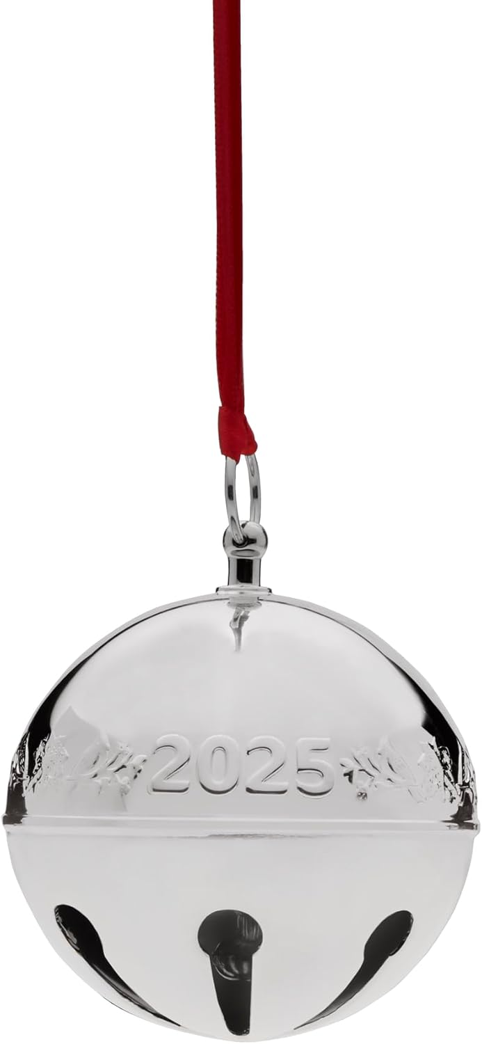 Wallace 2025 Silver Plated Sleigh Bell Ornament 55th Edition 1