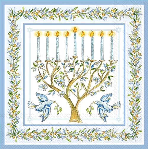 Ihr Ideal Home Hannukah Napkins 3-Ply 20 Count