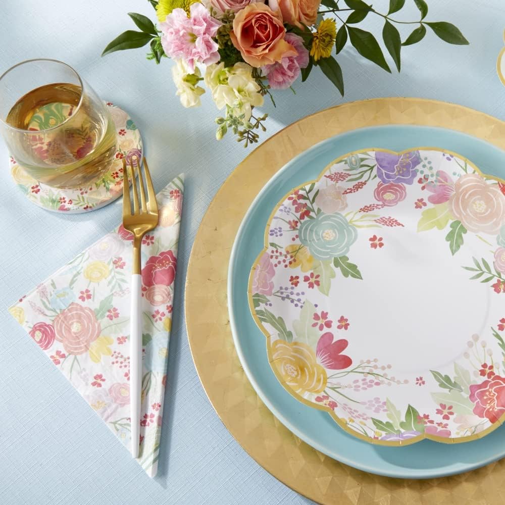 Kate Aspen 2 Ply Paper Napkins Set of 30 Garden Blooms