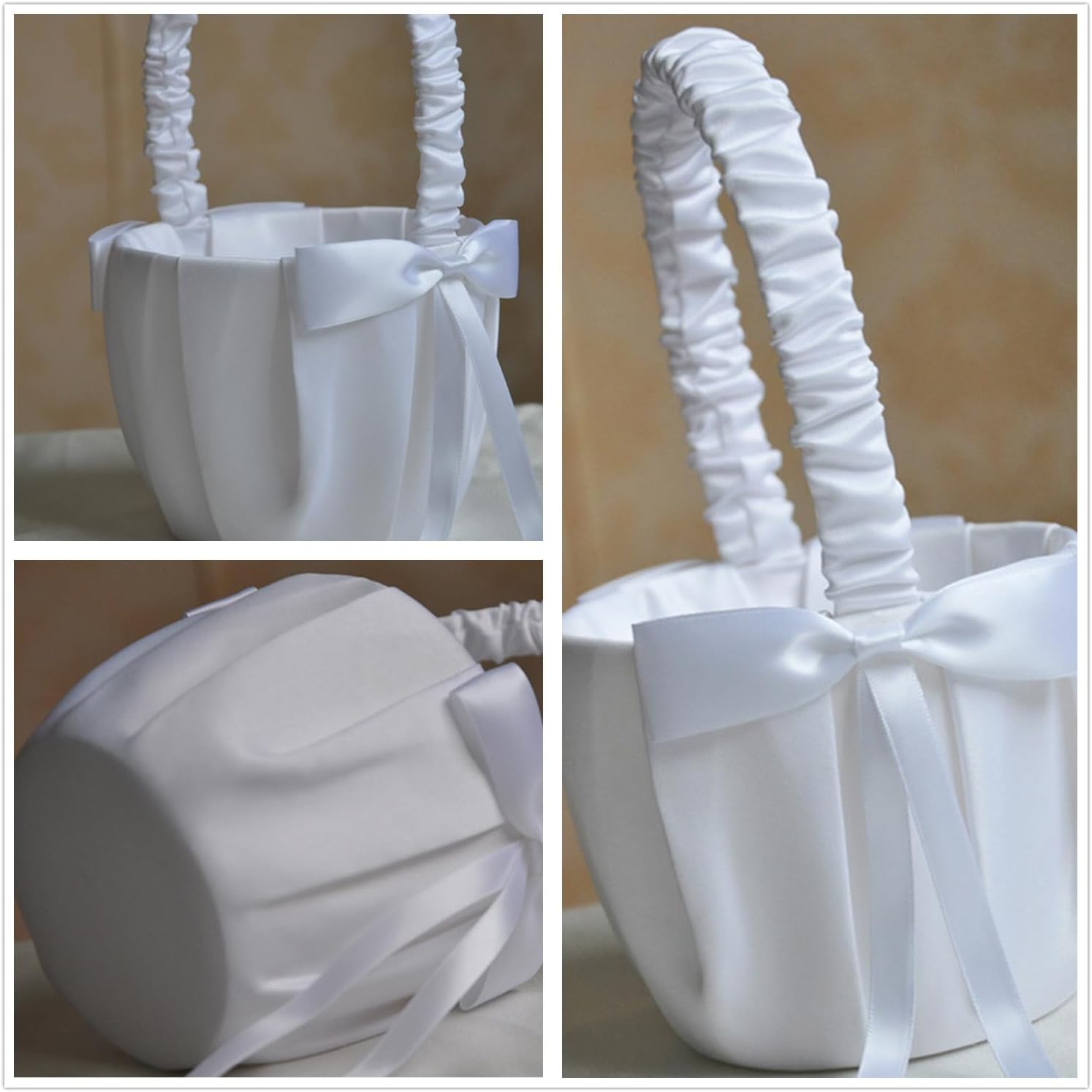 Wedding Flower Girl Baskets with Handle