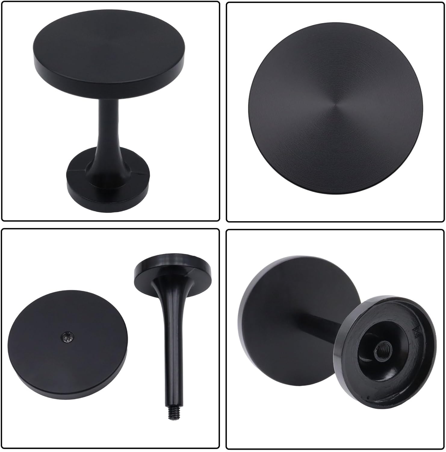 Shonmogar Black Zinc Alloy Curtain Tiebacks 2 Pack