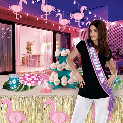 Beistle 3 Piece Satin Birthday Girl Sashes