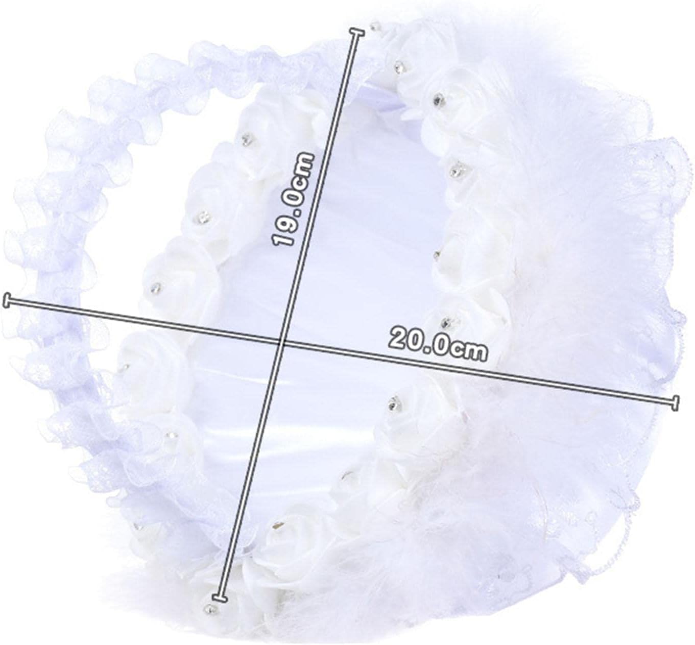 Wedding Flower Girl Basket White Candy Storage Basket