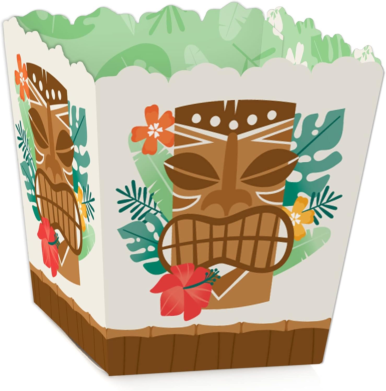 Big Dot of Happiness Tropical Luau Mini Candy Boxes Set of 12