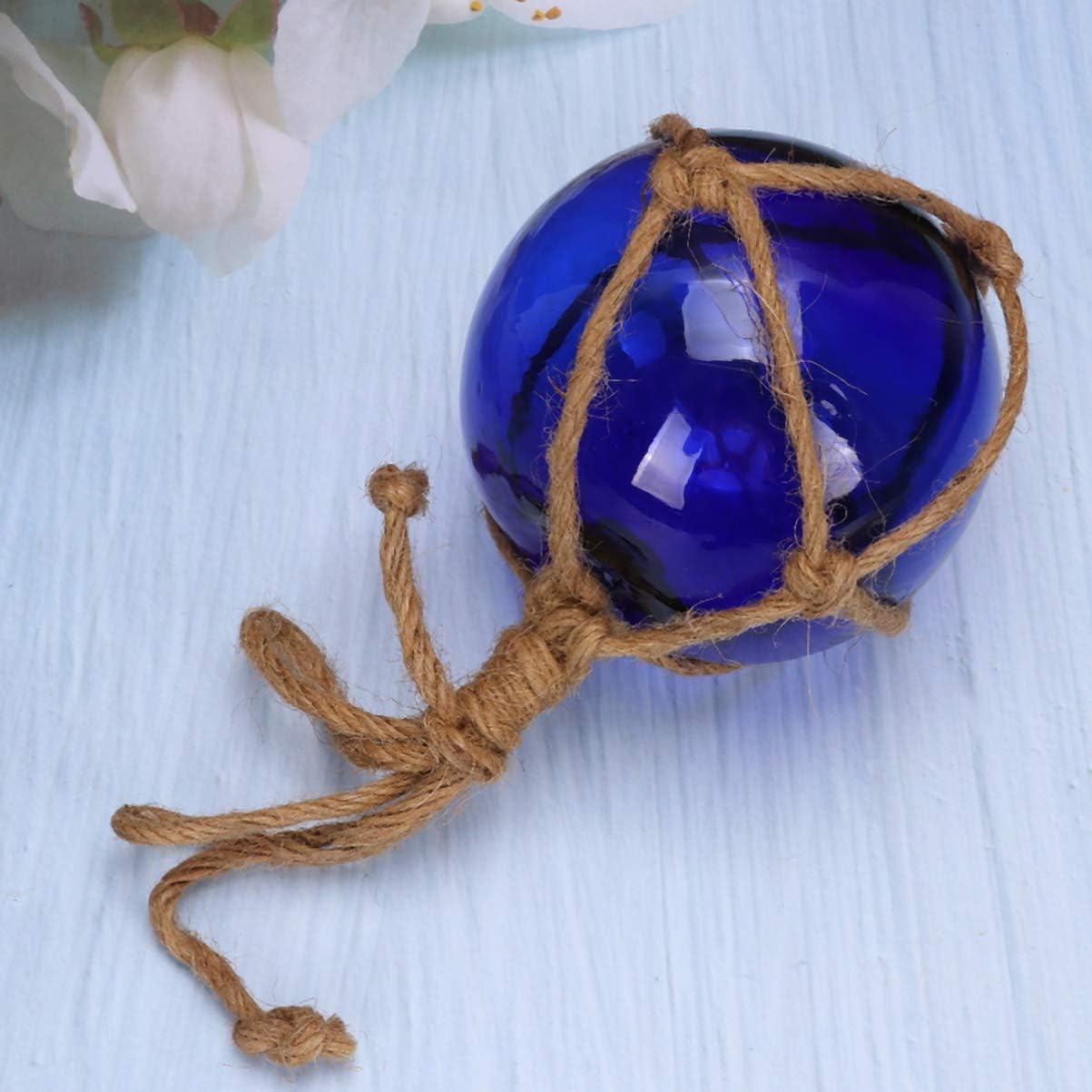 SaditY Nautical Glass Balls Coastal Decorative Ornaments