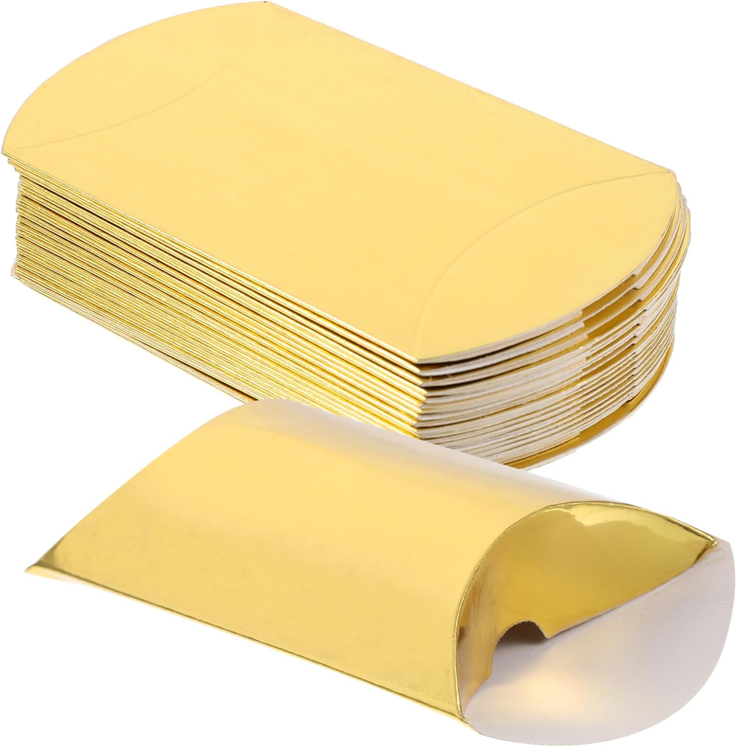 PRETYZOOM 60pcs Pillow Shape Candy Boxes for Parties Weddings Birthdays