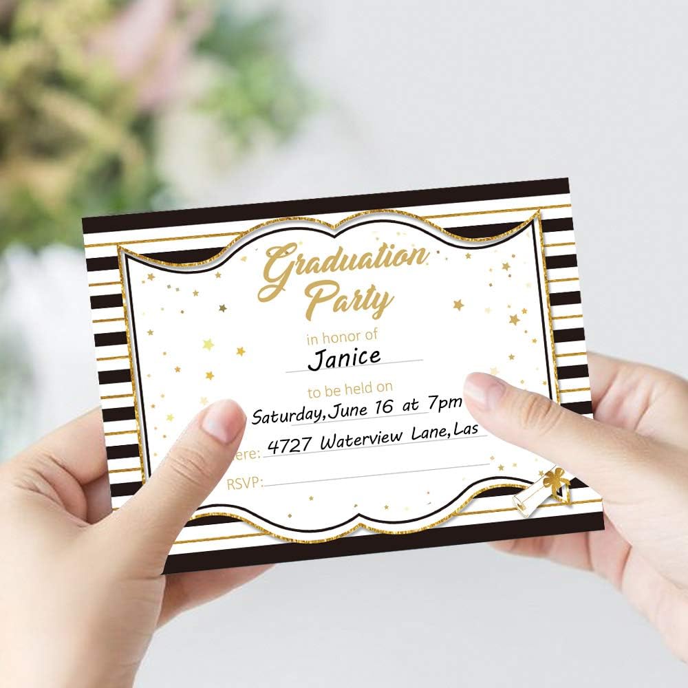 Omgouue Graduation Party Invitations 32Ct
