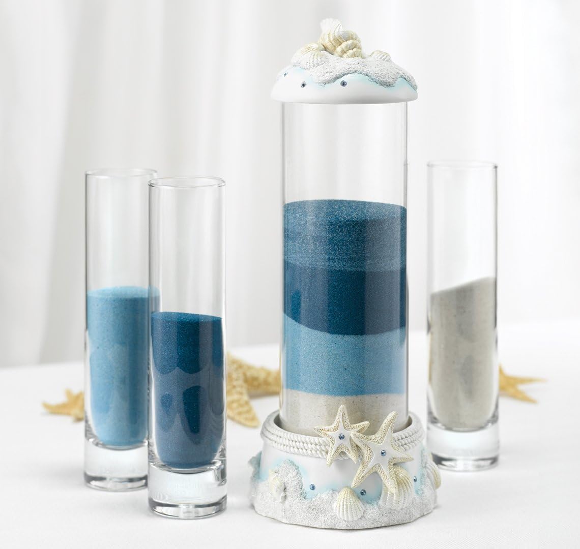 Seashell Wedding Sand Ceremony Set 4-Piece