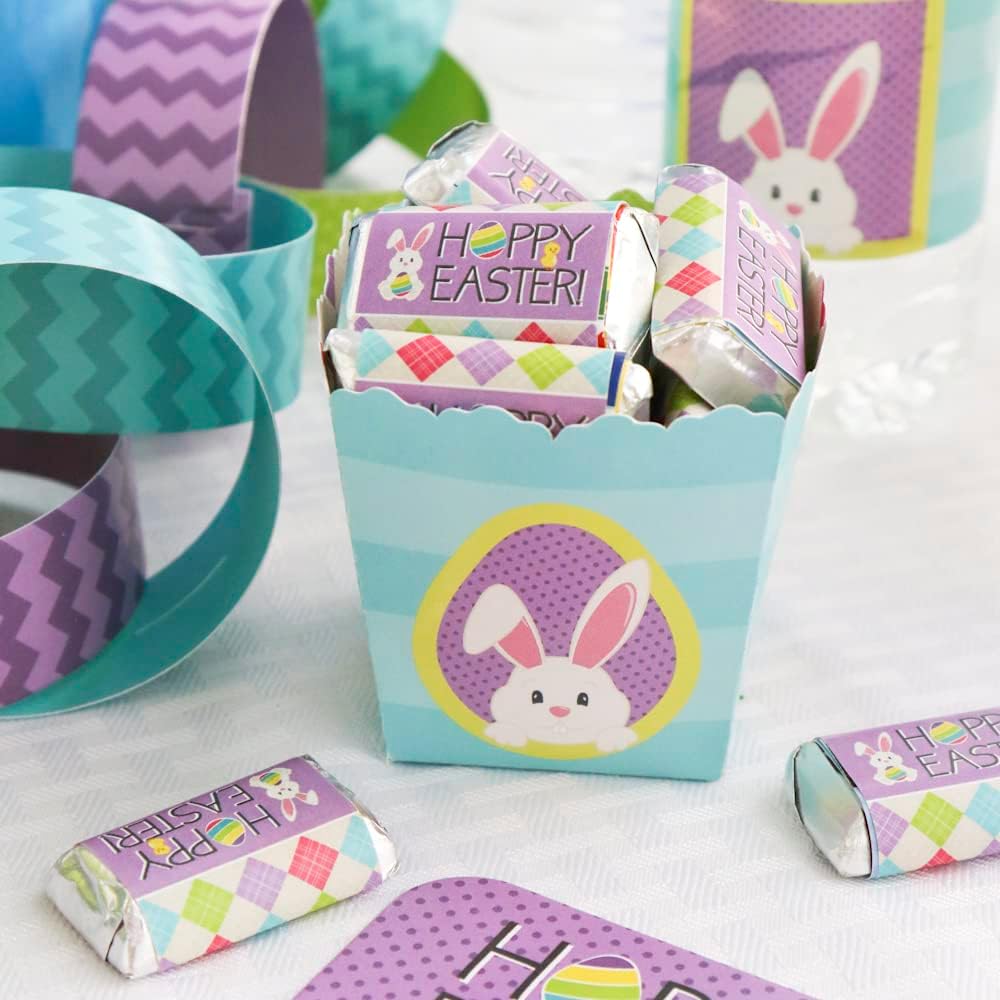 Big Dot of Happiness Hippity Hoppity Party Favor Boxes 12 Pack