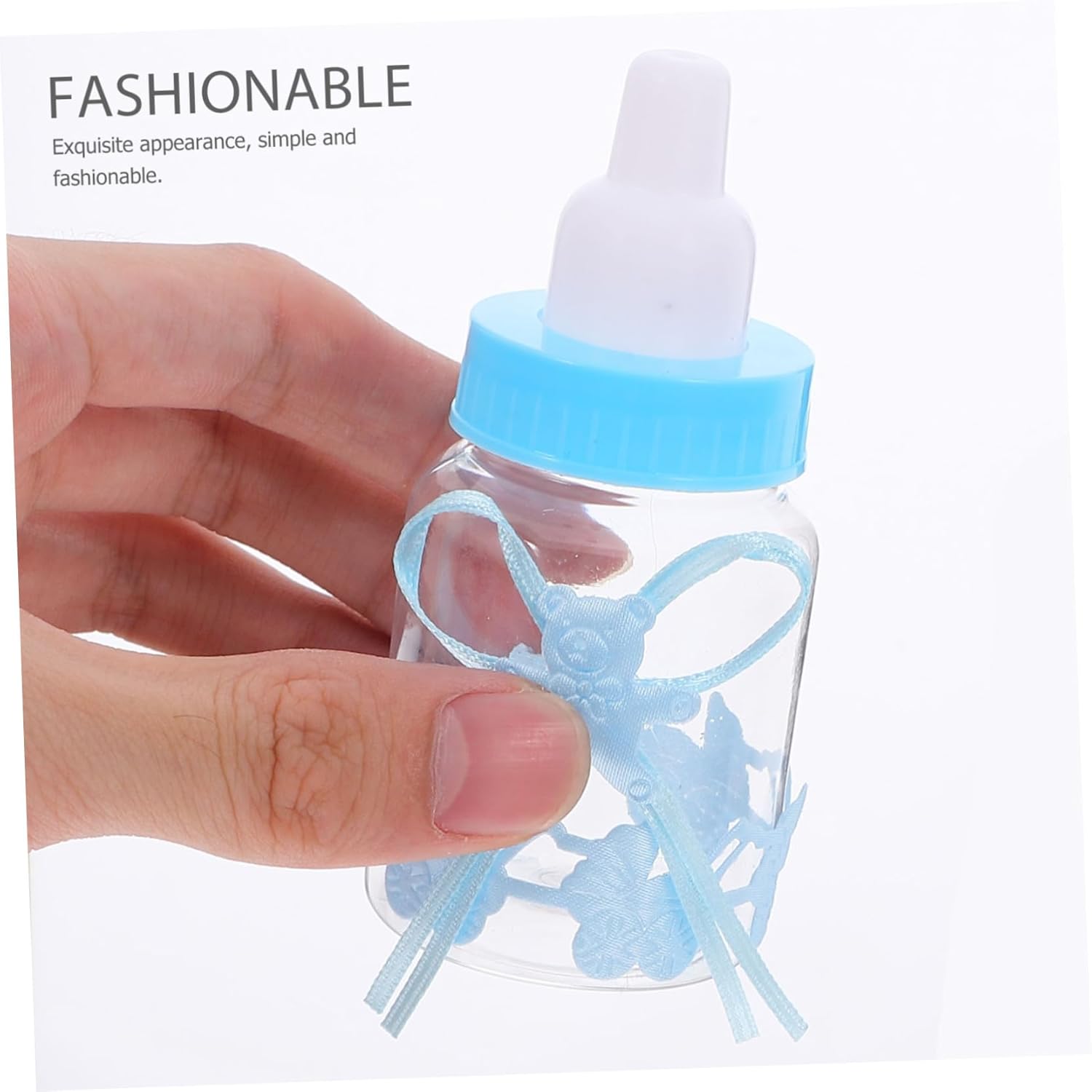 PRETYZOOM 12pcs Shower Candy Boxes Fillable Mini Bottles Party Favors