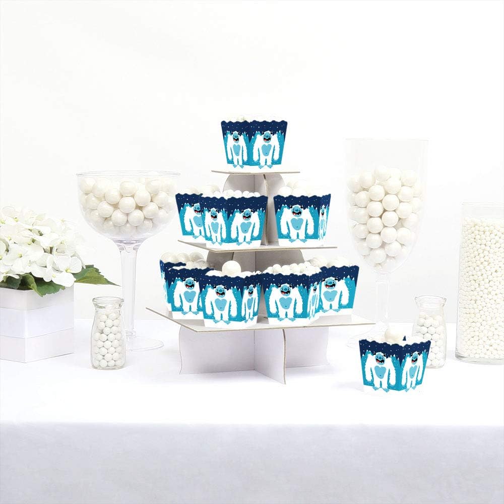Big Dot of Happiness Yeti Party Favor Boxes Set of 12
