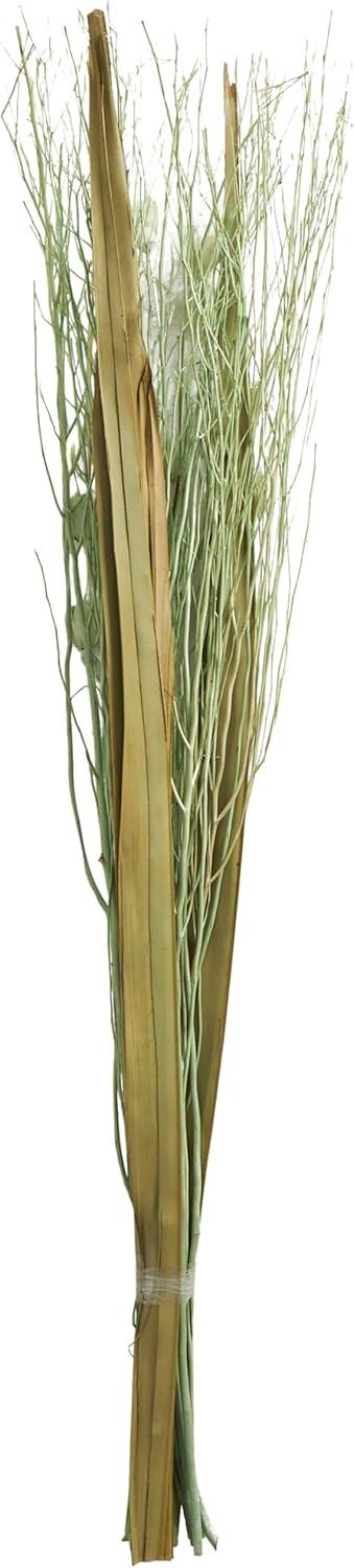 Deco 79 Dried Plant Branch Floral Bouquet Green
