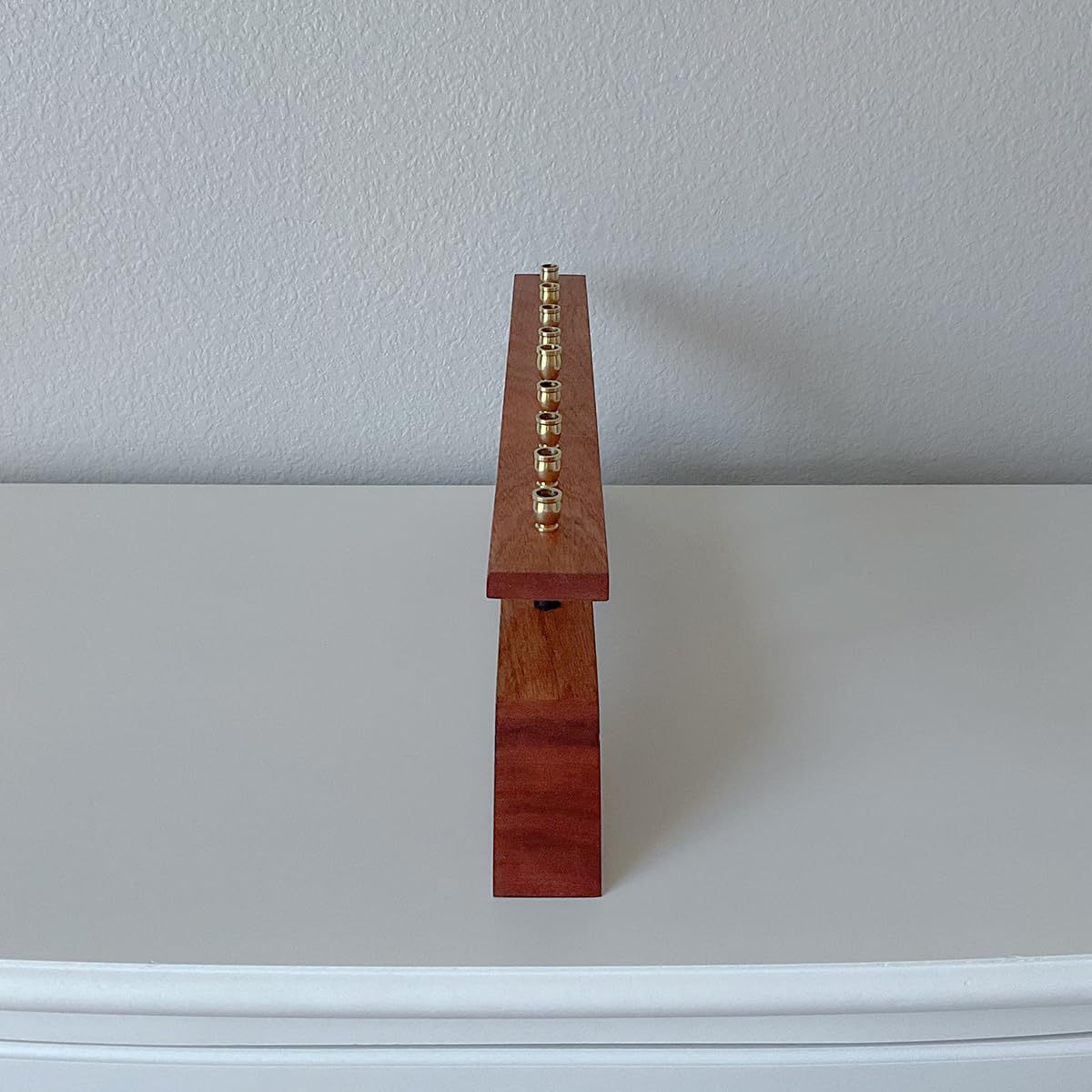 9 Branch Modern Menorah Handcrafted in America