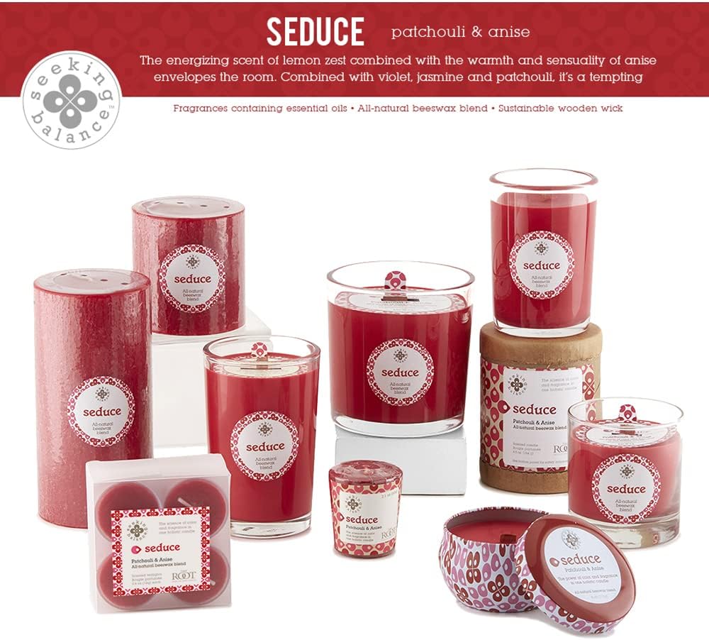 Root Candles Seeking Balance Traveler Candle 4 Ounce