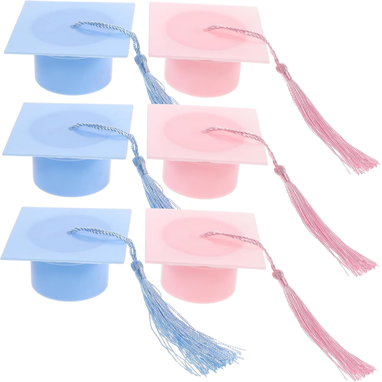 Cabilock 6pcs Graduation Hat Candy Boxes with Tassel