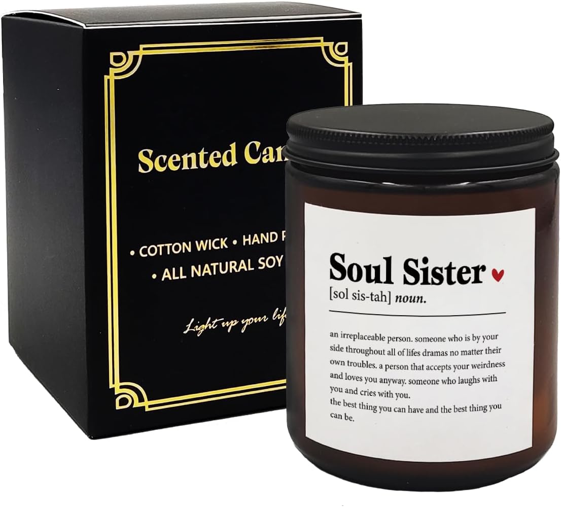 Manceng-zi Soul Sister Candle - Friendship Gift for Women
