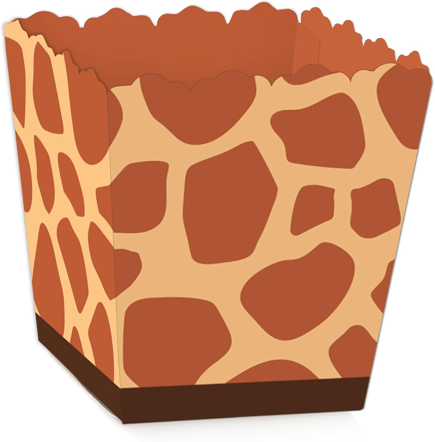 Big Dot of Happiness Giraffe Print Party Favor Boxes Set of 12