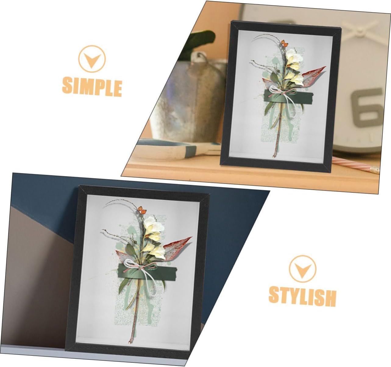 Cabilock Dried Flower Display Frame for Home Decor