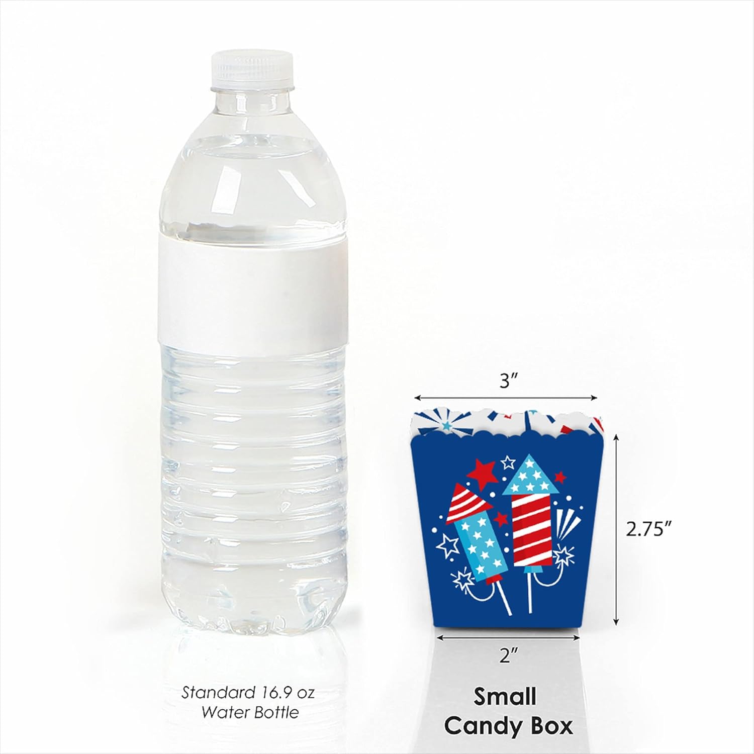 Firecracker 4th of July Mini Candy Boxes Set of 12