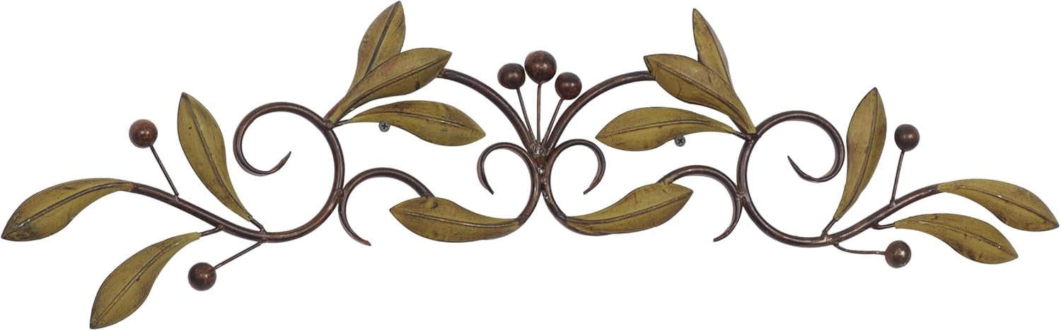 Deco 79 Wall Sculpture Leaf Wall Art 31x1x6 Green